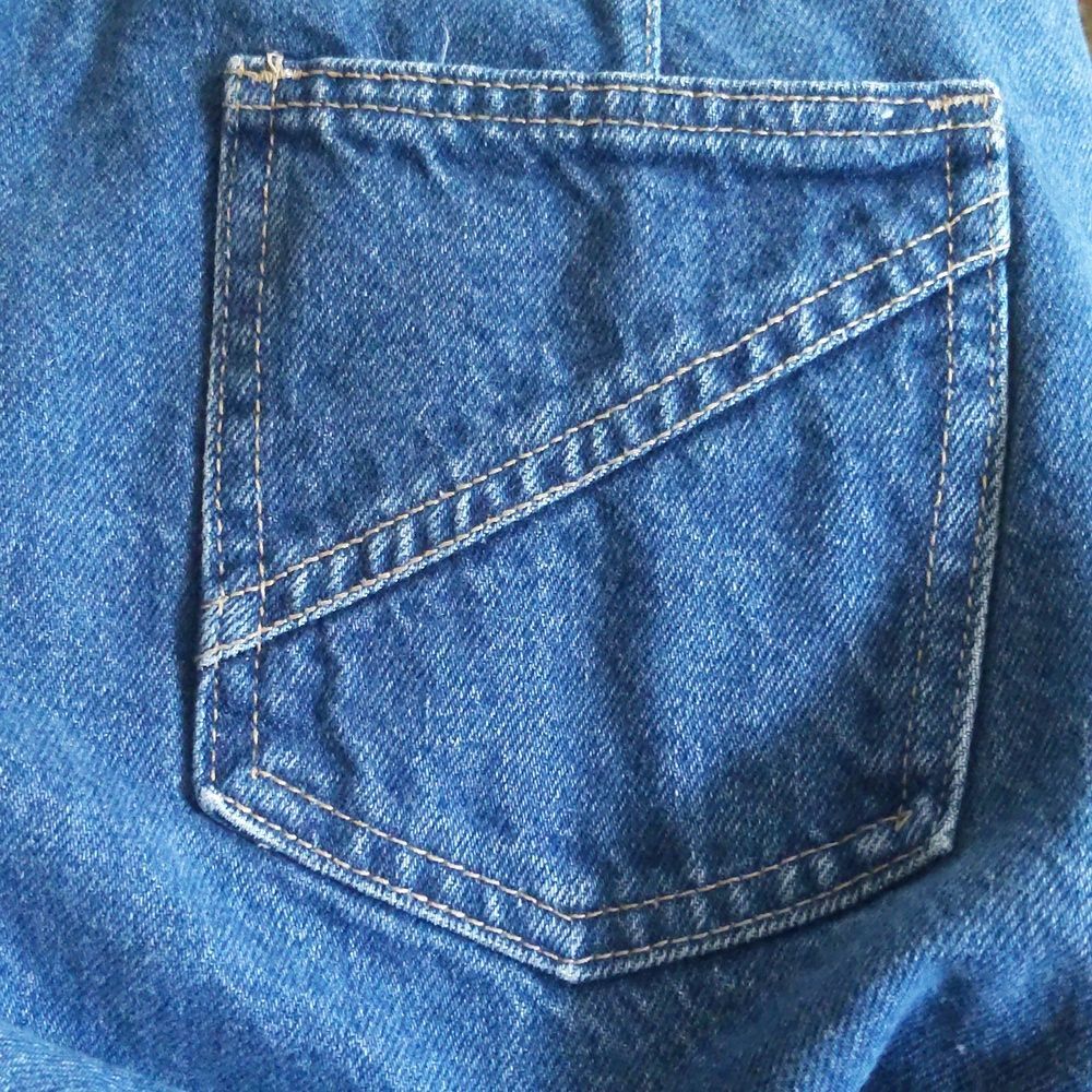 Boca Chica vintage pleated front Mom jeans, indigo blue, 100% cotton 32 - Picture 8 of 8